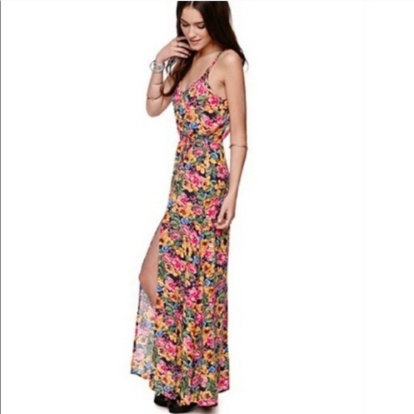 LA Hearts floral maxi dress - Picture 3 of 6